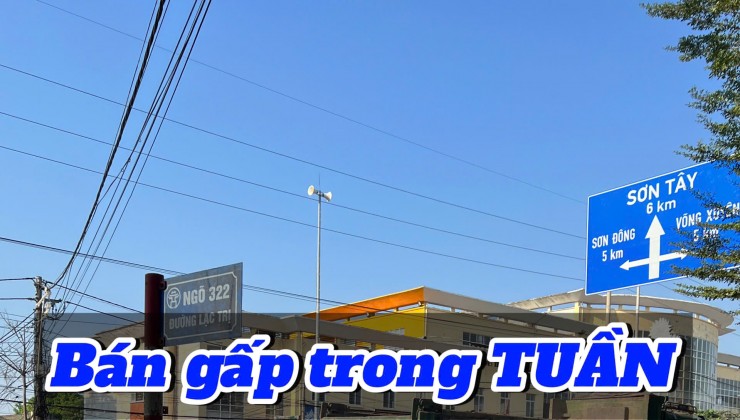 BÁN GẤP GIÁ MỚI CHỈ 2 tỷ 590 tr Cách quốc lộ 32 chỉ 50m, cách Hà Nội 20km. GIÁ CHỈ TRONG TUẦN NÀY