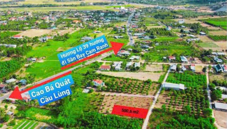 Lô đất Suối Tiên Diên Khánh 500m2 ô tô tận nơi