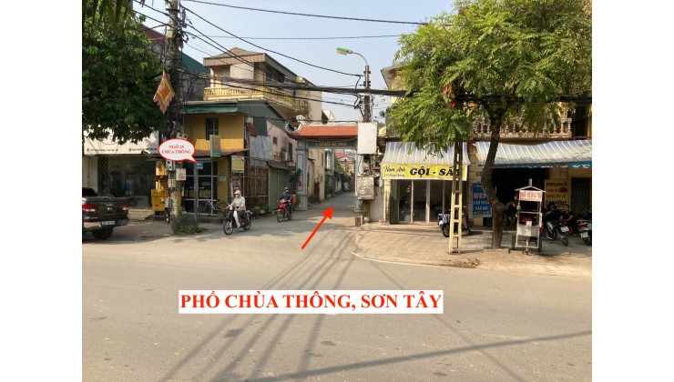 CHÍNH CHỦ BÁN ĐẤT NGÕ 25 CHÙA THÔNG, SƠN TÂY, HÀ NỘI