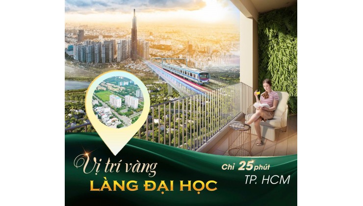 GIÁ TIỆT CHỦNG 1TỶ7(2PN-2WC) NGAY LÀNG ĐẠI HỌC THỦ ĐỨC