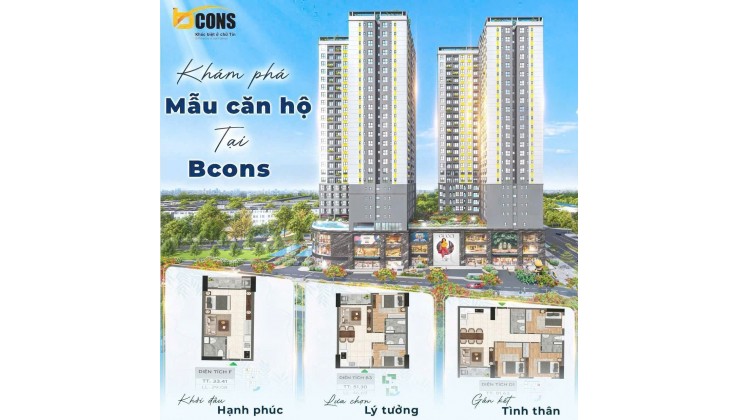 Khu phức hợp Bcons City - gần làng đại học Quốc Gia