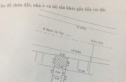 Bán nhà MT đường Huỳnh Tấn Phát, Quận 7