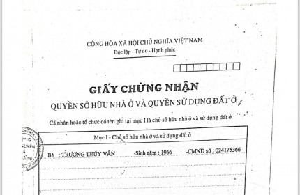 HẺM Ô TÔ NGANG 4,2M, DÀI 14,7M, NỞ HẬU 7,9M THUẬN TIỆN DI CHUYỂN SANG CÁC QUẬN 1,3,5,7