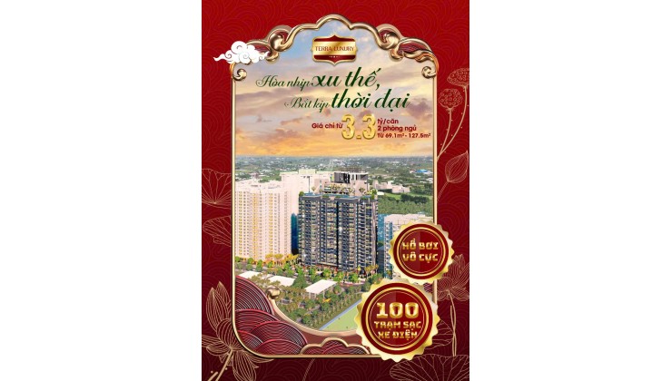 Mở bán căn hộ đầu tiên tại Nam Sài Gòn - Terra Luxury đẳng cấp 5 sao  - Hỗ trợ vay 80%