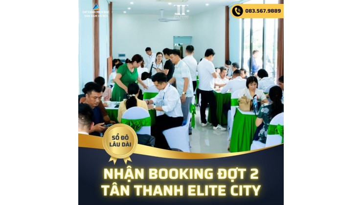 BÁN CĂN SHOPHOUSE TÂN THANH ELITE CITY THANH LIÊM HÀ NAM