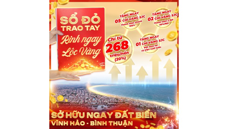 Bán đất mặt tiền kinh doanh cách biển 500m