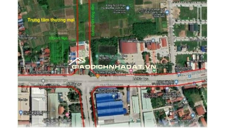 ĐẤT ĐẤU GIÁ X2 XÓM NGÕ , NGUYÊN KHÊ