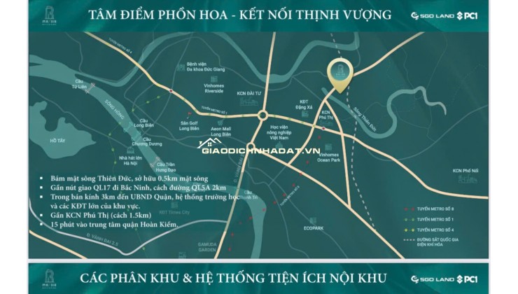 Nhà KĐT Phú Thị Riverside, xã Phú Sơn, Gia Lâm giá rẻ nhất thị trường