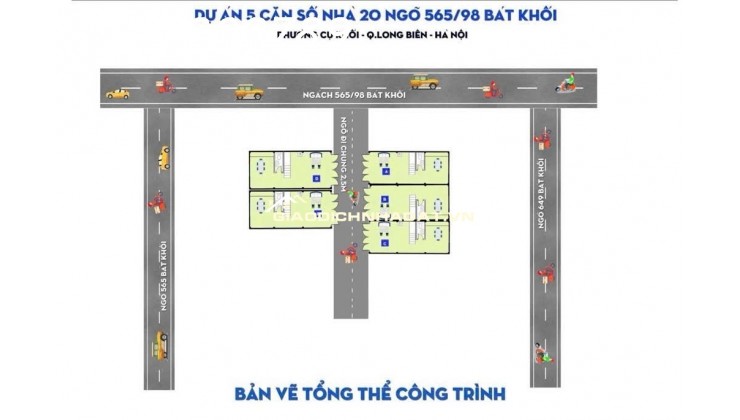 Bán nhà riêng dt  30m2, 5PN, 3WC tại Bát Khối, Long Biên, Hà Nội