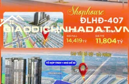 Shophouse đại lộ Hừng Đông Vinhome Ocean Park3, giá chỉ 11.8 tỷ