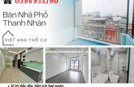 Bán nhà phố Thanh Nhàn, Lô Góc Ba Thoáng, Có Thang Máy, 30mx5T, Giá: 7.95 Tỷ, Lh: 0396935190.