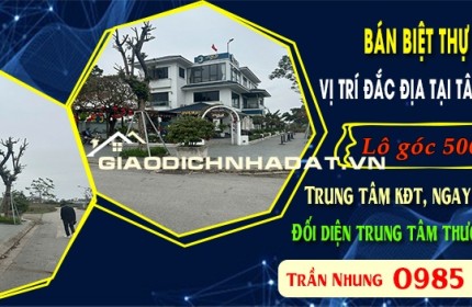 BÁN BIỆT THỰ ĐỘC QUYỀN – VỊ TRÍ ĐẮC ĐỊA TẠI TÂY HỒ, THỊ XÃ QUẾ VÕ