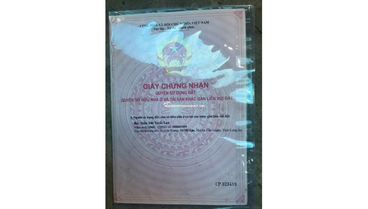 Mua nhà phố tại Cần Giuộc, gần chợ và trường học