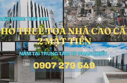 Cho thuê tòa nhà 2MT Đặng Thai Mai-Trương Hán Siêu, 6 tầng, Ngay sát Lotte Mart, Phan Thiết, DTSD 1.465m²