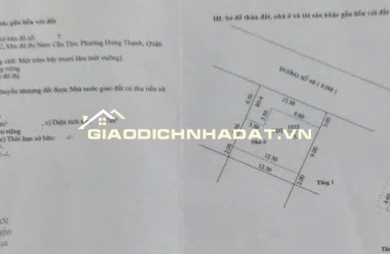 BÁN BIỆT THỰ TẠI KDC NAM LONG QUẬN CÁI RĂNG TP CẦN THƠ 175M2 SHR CHỈ 7,5 TỶ. LH:0989963143.