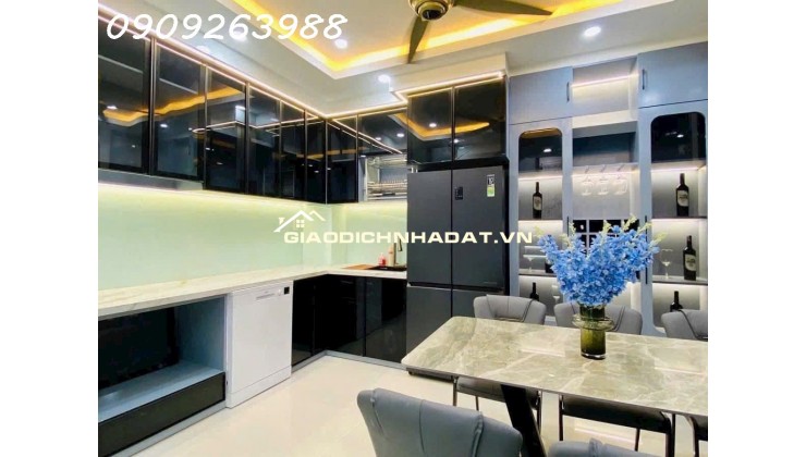BÁN BIỆT THỰ HẺM 115 NGUYÊN HỒNG, P1, GÒ VẤP 90M² – 4 TẦNG - HẦM – 9TỶ
