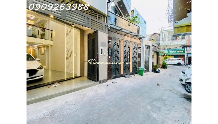 BÁN BIỆT THỰ HẺM 115 NGUYÊN HỒNG, P1, GÒ VẤP 90M² – 4 TẦNG - HẦM – 9TỶ