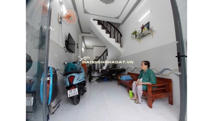 Nhà đẹp 2 tầng nằm ở đông hưng thuân - Mặt tiền hẻm ô tô 3.65 tỉ - 21m2