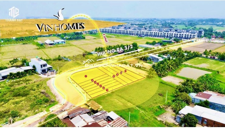 Bán 11 nền nhà phố cách Vinhomes 300m- sổ riêng, vị trí đẹp giá tốt chỉ 1/3 Vin