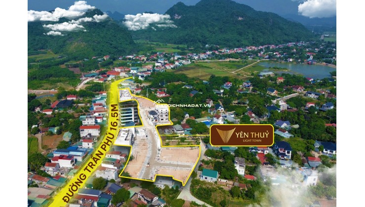 ĐẤT NỀN SẴN SỔ ĐỎ, VỊ TRÍ LÕI KHU DÂN CƯ THỊ TRẤN TRẠM, HÒA BÌNH