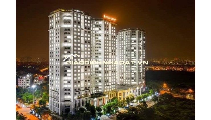 Cần bán căn hộ 88m2 TECCO GARDEN, tứ hiệp, thanh trì, thiết kế 2pn, 2vs, căn góc hai mặt thoáng