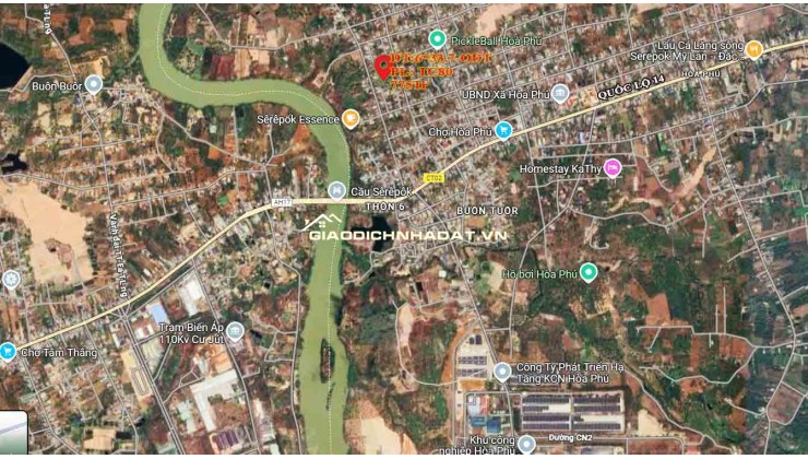 BÁN LÔ ĐẤT HẺM CÁCH QUÓC LỘ 14 CHỈ 500M, BUÔN MA THUỘT, ĐỐI DIỆN KCN HOÀ PHÚ, CHỈ 775TRIỆU