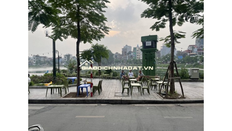 BÁN NHÀ MẶT HỒ LINH QUANG. ĐỐNG ĐA. 74M2 3 TẦNG GIÁ 23 TỶ- VỈA HÈ 2 BÊN KINH DOANH BẤT CHẤP.-  ÔTÔ TRÁNH -ĐOẠN ĐẸP NHẤT HỒ