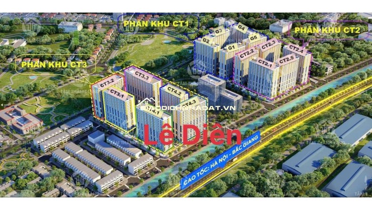 Chỉ với từ 1 tỷ sở hữu đàu tư ngay căn hộ CC Thương Mại Evergreen Bắc Giang!