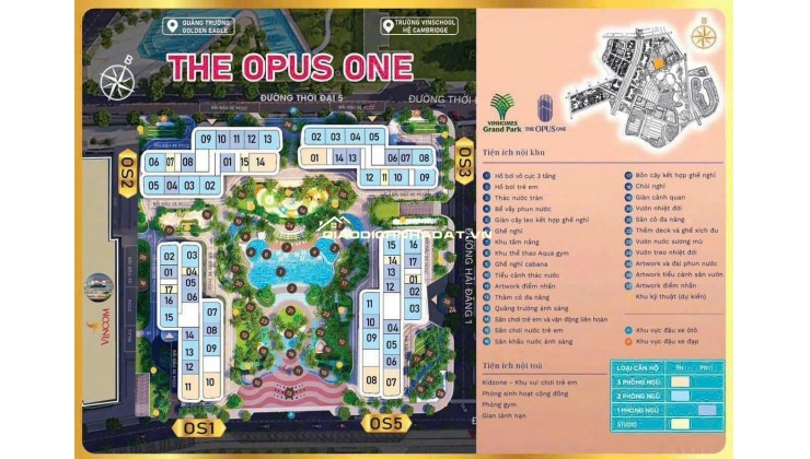 SỐNG SANG CHUẨN GIỚI THƯỢNG LƯU TẠI THE OPUS ONE – DEAL ĐẸP CHỈ TỪ 2,5 TỶ
