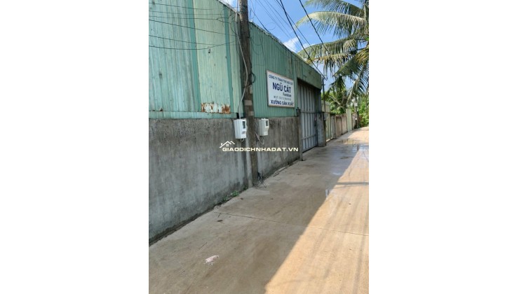BÁN XƯỞNG ĐANG CHO THUÊ - HẺM XE HƠI - NHỊ BÌNH, HÓC MÔN - DIỆN TÍCH LỚN - GIÁ CHỈ 11 TỶ