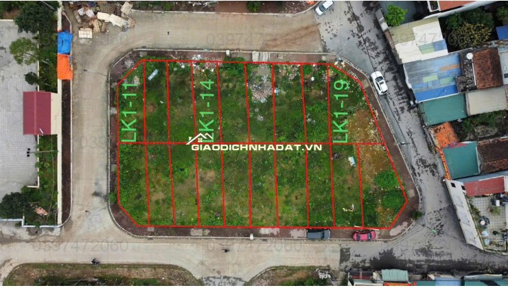bán đất đấu giá chúc sơn chương mỹ 80m giá chúng thầu 86.496.000 đồng /m2