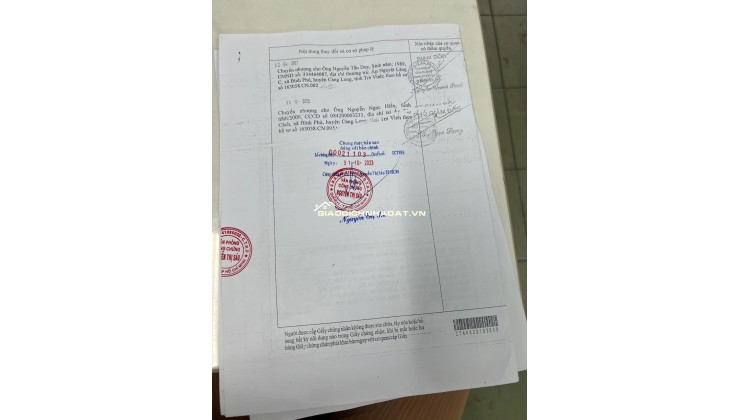 Chính Chủ Bán Đất Bình Trị Đông A Bình Tân HẺM NHỰA 7m OTO Vào Tận Nơi.