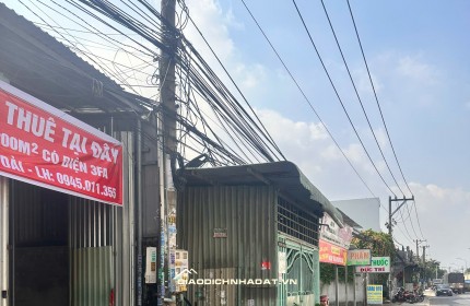 Cho thuê nhà xưởng 211m2 mặt tiền đường Trần Quang Diệu Dĩ An BD