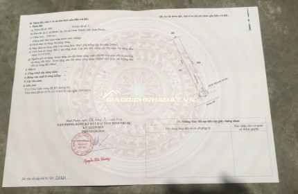 ĐẤT GẦN KHU CÔNG NGHIỆP CHƠN THÀNH GIÁ CHỈ HƠN 200TR