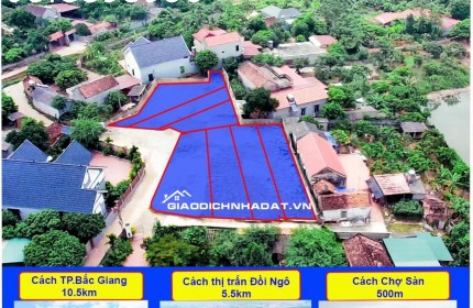 Lô đất 2 mặt tiền siêu đẹp tại Thị Trấn Phương Sơn Lục Nam Bắc giang, Giá siêu thấp