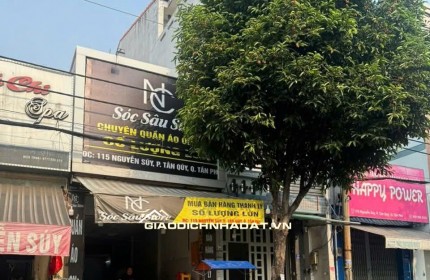 NHÀ MẶT PHỐ NGUYỄN SÚY - TÂN QUÝ - TÂN PHÚ: 79M2 (21M X 4.2M), 1 TẦNG, 2 PN, GIÁ 12.3 TỶ TL
