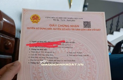 Chính chủ bán đất Ninh Bình tại Vạn Hạnh, oto vào quay đầu thoải mái