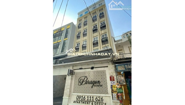 Bán Tòa Nhà CHDV Cao Cấp Ngay Pearl Plaza Bình Thạnh -HĐT: 200 triệu - Hầm 6Tầng - 40Tỷ TL