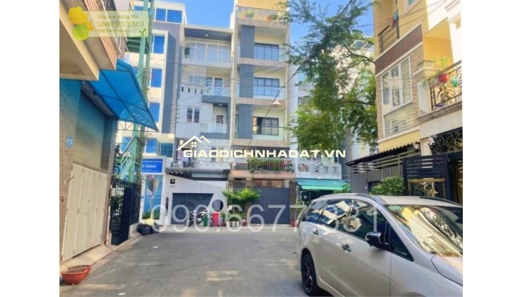 ‼ Khu vip hẻm siêu đẹp - ô tô đỗ cổng - 5 tầng 75m2 chỉ 10.X tỷ