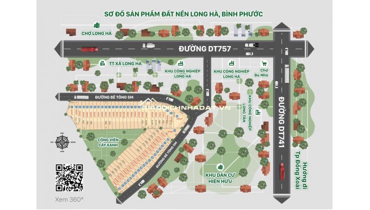 Đất nền thổ cư Phú Riềng, Bình Phước, 298 triệu 200m2 sổ sẵn, ngay 3 KCN 500ha