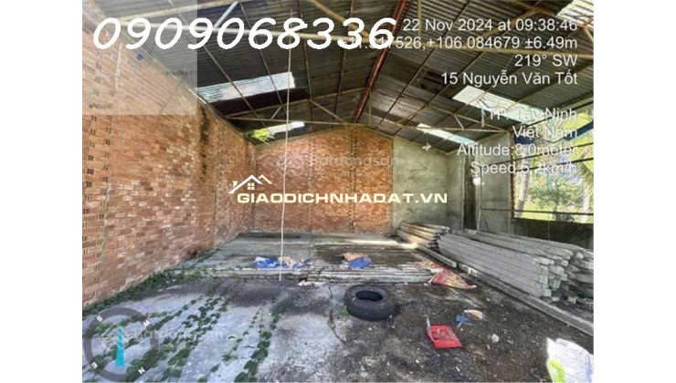 ĐẤT THỔ CƯ ĐƯỜNG NGUYỄN VĂN TỐT - PHƯỜNG 1 - TÂY NINH. GIÁ CỰC TỐT