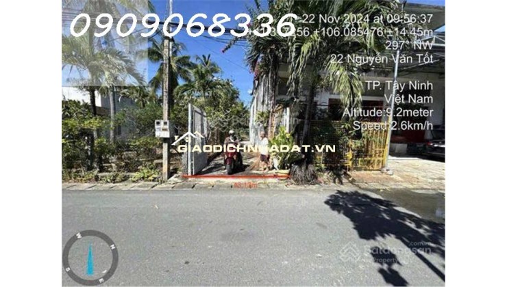 ĐẤT THỔ CƯ ĐƯỜNG NGUYỄN VĂN TỐT - PHƯỜNG 1 - TÂY NINH. GIÁ CỰC TỐT