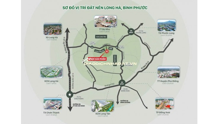 Bán đất nền Phú Riềng, Bình Phước, 298 triệu 200m2 sổ sẵn, ngay 3 KCN 500ha
