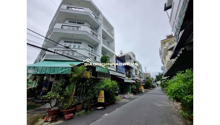 MẶT TIỀN 4 TẦNG - KHU PHÂN LÔ BÌNH PHÚ II - QUẬN 6 - 4PN - SÂN THƯỢNG TRƯỚC SAU - HẺM 5M - CÓ LỀ 2.5M - CHỈ 8 TỶ