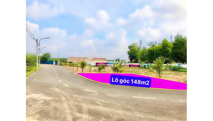 Cần Bán Lô Đất Góc 148m2 Mặt Tiền Nhựa 8m Tại Tân Định Bến Cát