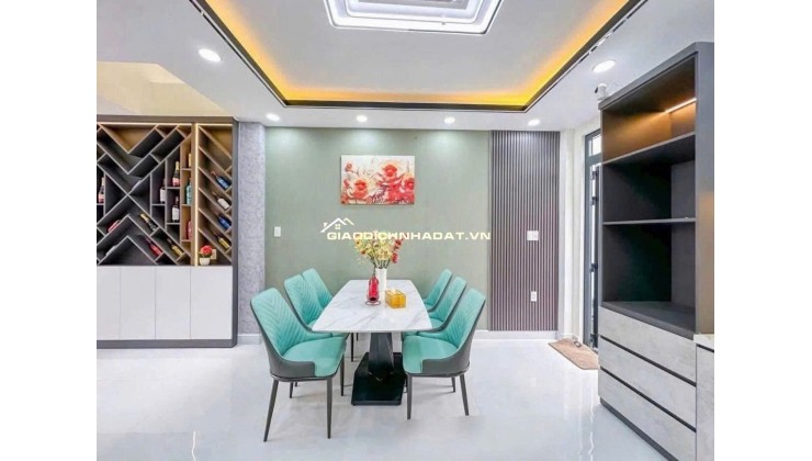 NHÀ MƠI, HẺM THÔNG TIỆN KDBB - 3 TẦNG, NGUYỄN VĂN QUỲ Q7 - FULL thiết kế bên trong sang trọng, CHỈ 7,47  TỶ