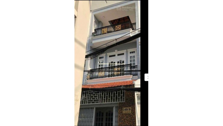 BÁN NHÀ HXH – XÔ VIẾT NGHỆ TĨNH, BÌNH THẠNH – 3 LẦU, 3 PHÒNG NGỦ LỚN