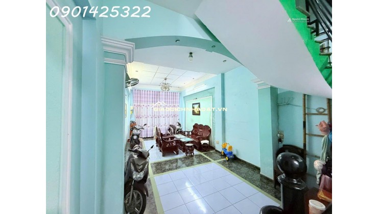 BÁN NHÀ 4 TẦNG, 72M2, NGÕ CHU VĂN AN, P.26, BÌNH THẠNH, 12.5 TỶ, SỔ HỒNG