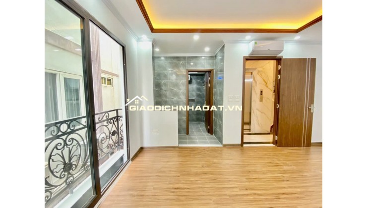 Bán nhà Thịnh Liệt 50m x 5 tầng, MT 7.5m. Full nội thất, thang máy, ô tô đỗ cổng, kinh doanh