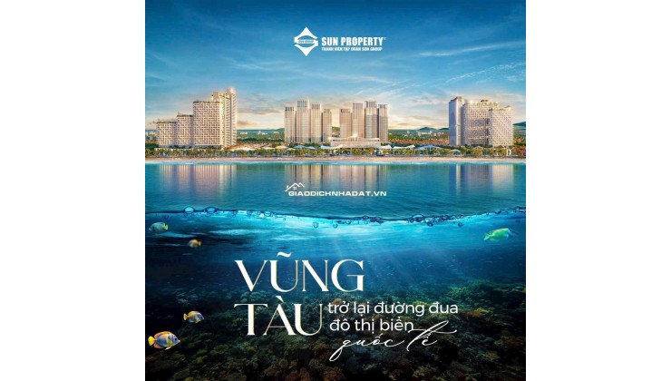 DỰ ÁN SUNGROUP MẶT BIỂN VŨNG TÀU  CĂN HỘ NGHỈ DƯỠNG 5 CHỈ TỪ 2,8 TỶ
